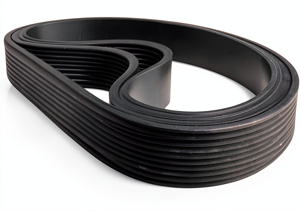 Installing Generic PJ Ribbed Belt 208J-PJ529 8Ribs Conveyor Industrial on a wooden desk