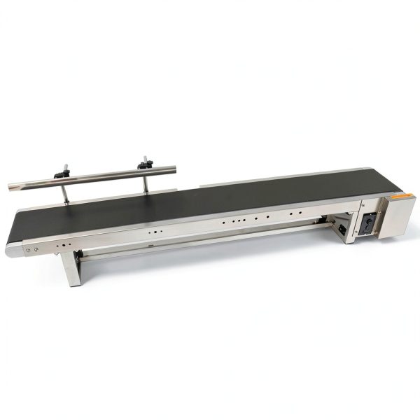 Flat Belt Conveyor PVC Benchtop HQHAOTWU – Steel Frame 59×7.8in-3