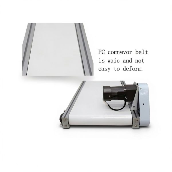 47.2inch PVC Belt Conveyor by BREVELTION Aluminum 7.9in Wide 110V 120W-3