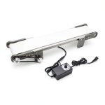 Mini Electric Desktop Conveyor Belt Jieotwice 0-116RPM White 10x50CM-0