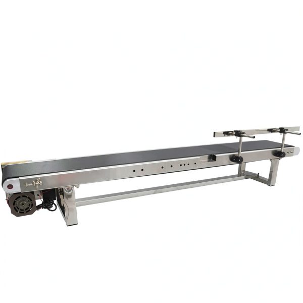 Flat Belt Conveyor PVC Benchtop HQHAOTWU – Steel Frame 59×7.8in-4