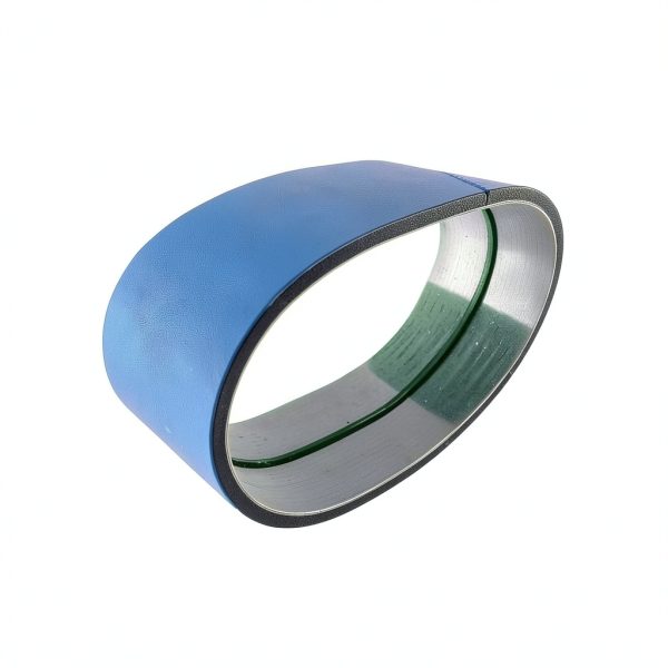 Blue Sponge Conveyor Belt 885mm by 150mm for Round Bottle Labeling-3