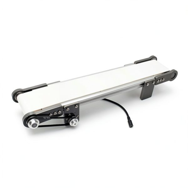 Mini Electric Desktop Conveyor Belt Jieotwice 0-116RPM White 10x50CM-1