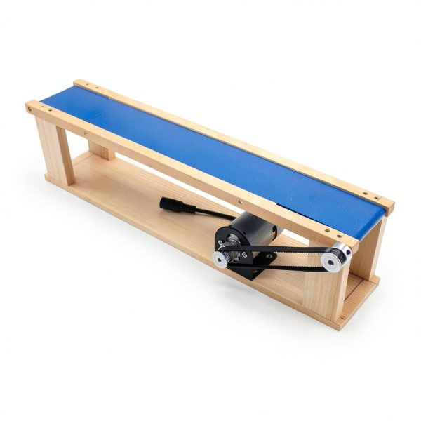 DIY Mini Desktop Conveyor Belt toptool AC 100-240V 5x70CM 0-6000RPM-2