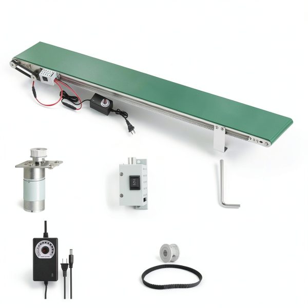 Belt Conveyor Kfurnikn PVC Adjustable Speed-1