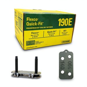 Flexco 190E Quick-Fit Conveyor Belt Fasteners Steel Box of 25 Gauge-0