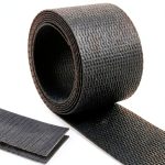 Conveyor Belt 4 Inch Wide Black PVK 150 Cover One Side 10 ft Lounsweer-0